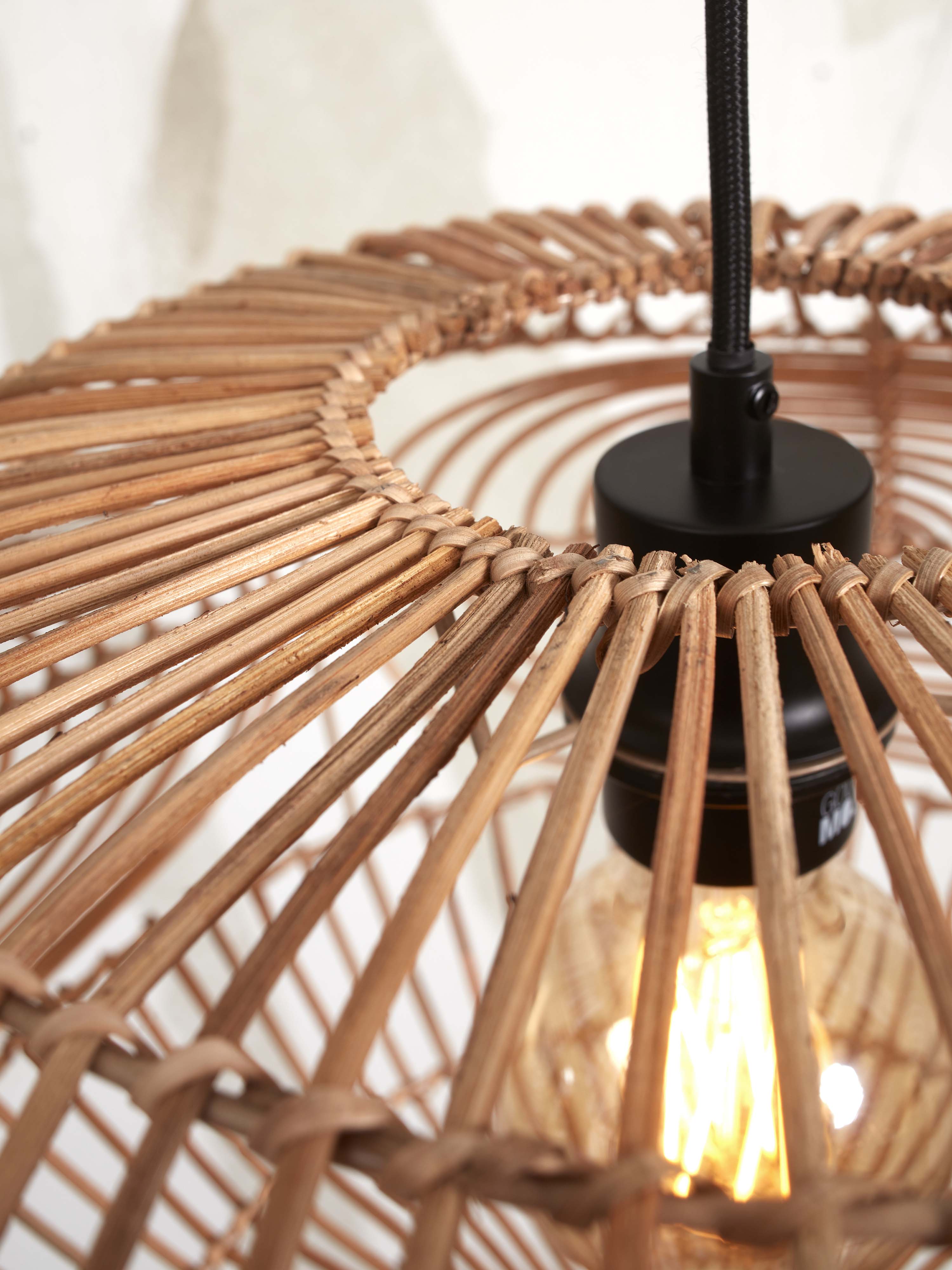 Good&Mojo Stehlampe MADEIRA braun | 74x48x176cm