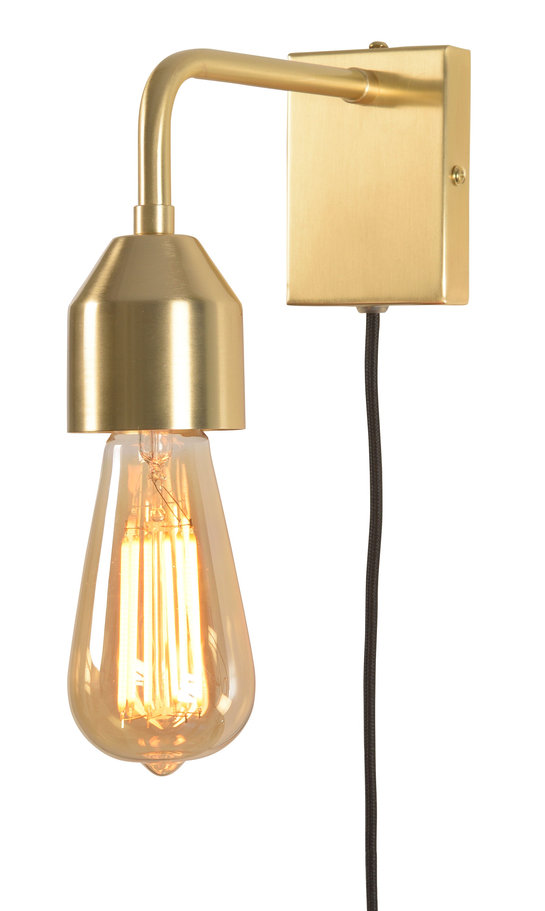 It's about RoMi Wandleuchte MADRID gold | 20x7x15cm