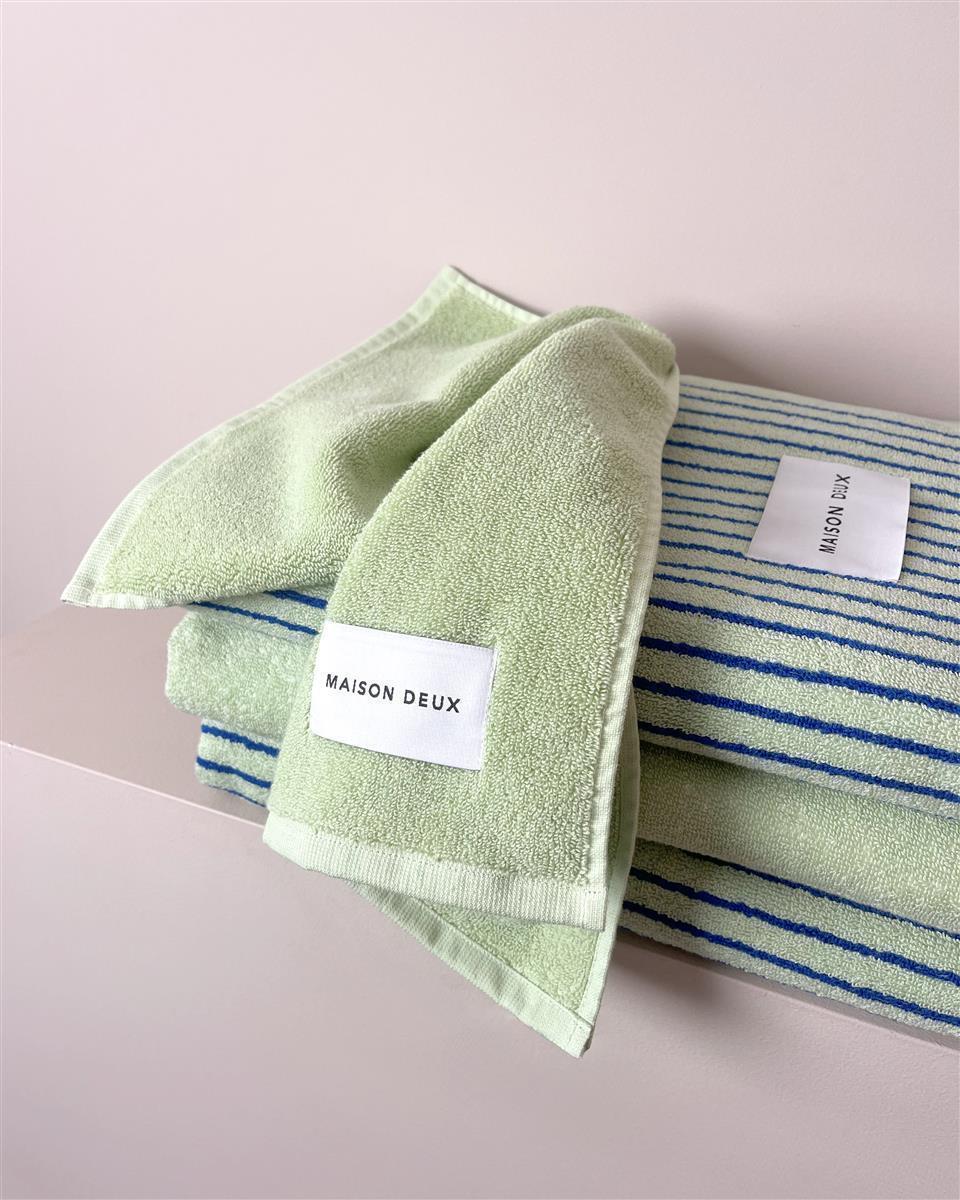 Maison Deux Badetuch SOLID COLOR Sage | 140x70cm - Sir Henrys