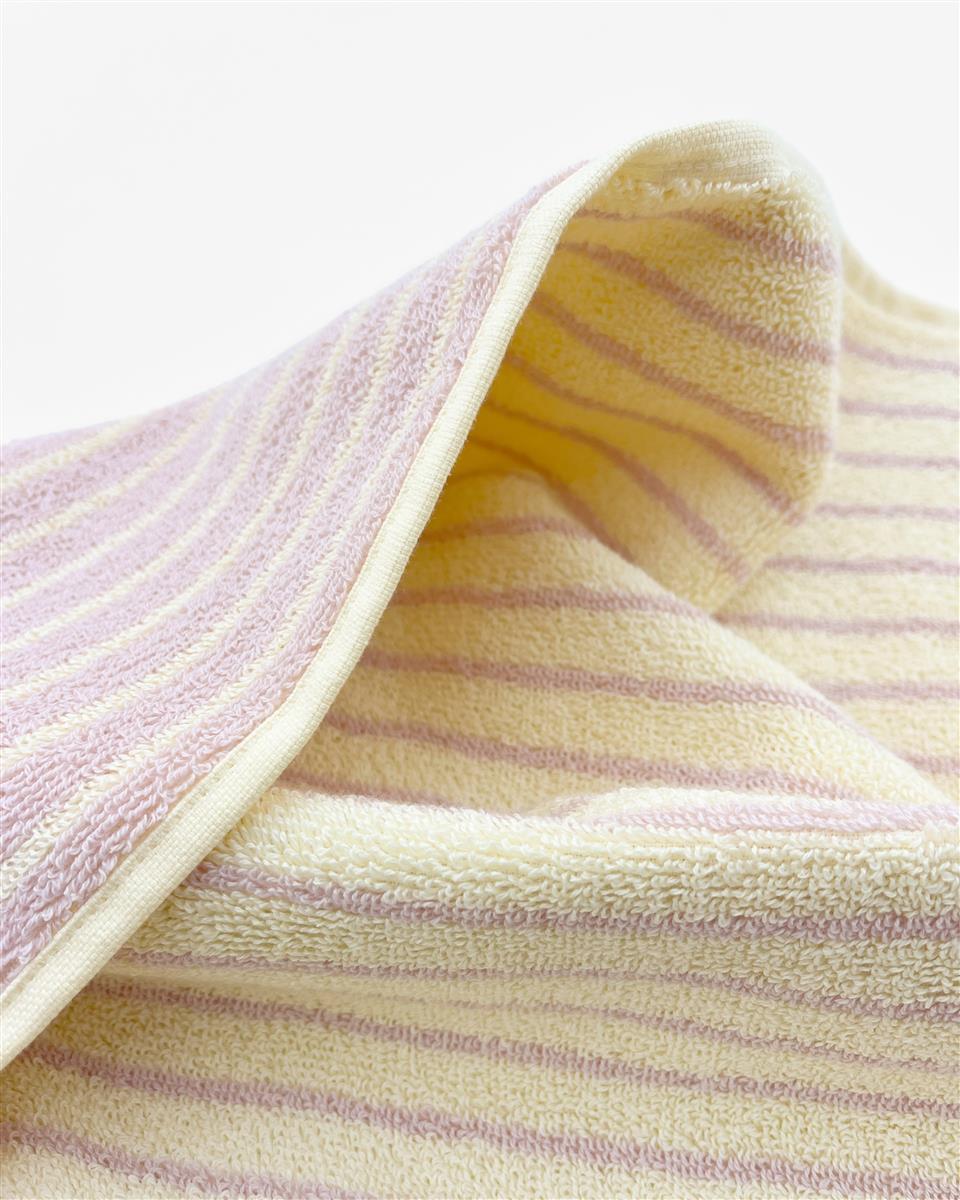 Maison Deux Strandtuch STRIPES COLOR Butter Yellow Pink | 180x90cm - Sir Henrys