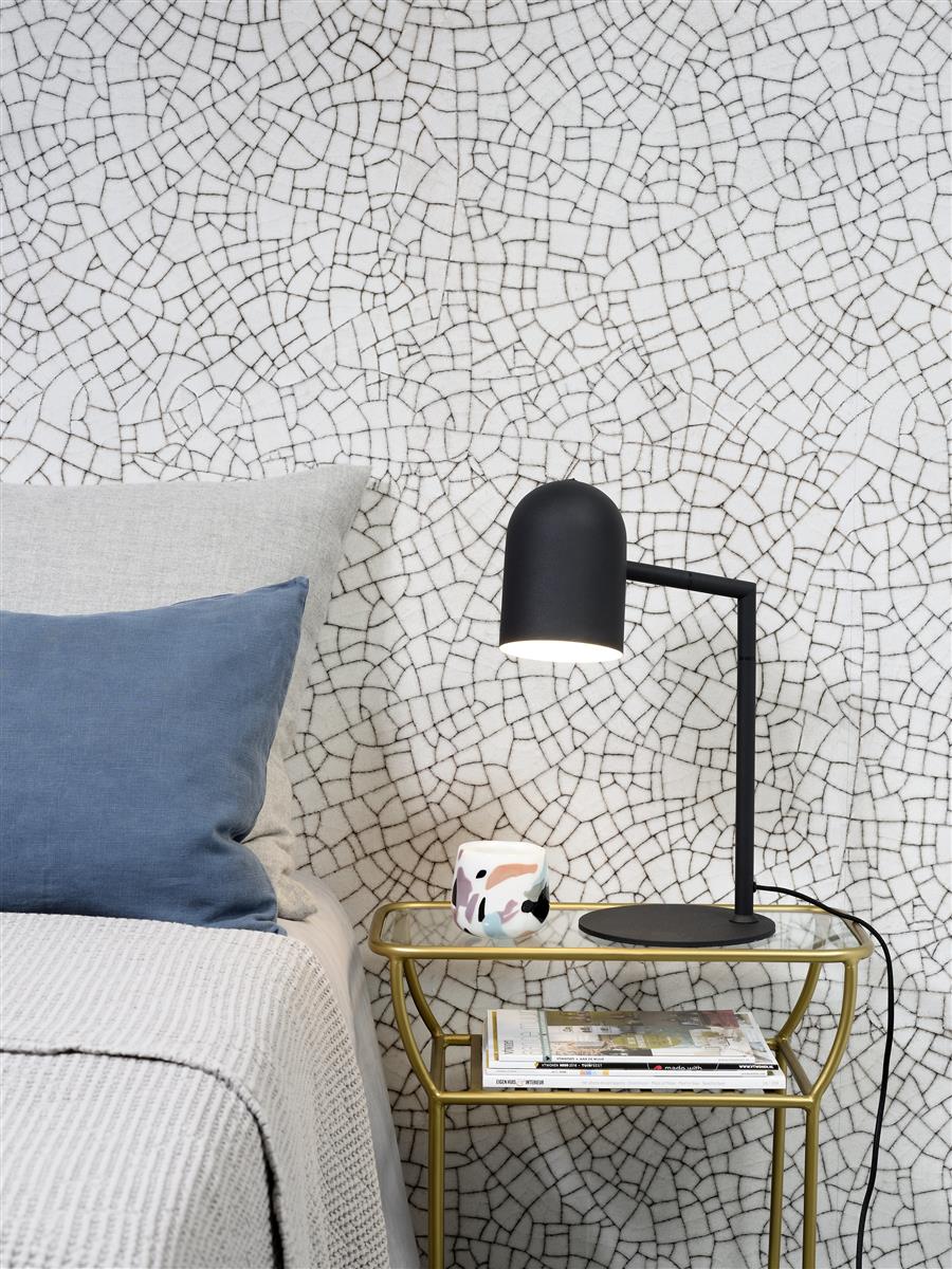 It's about RoMi Tischlampe MARSEILLE schwarz | 30x20x45cm
