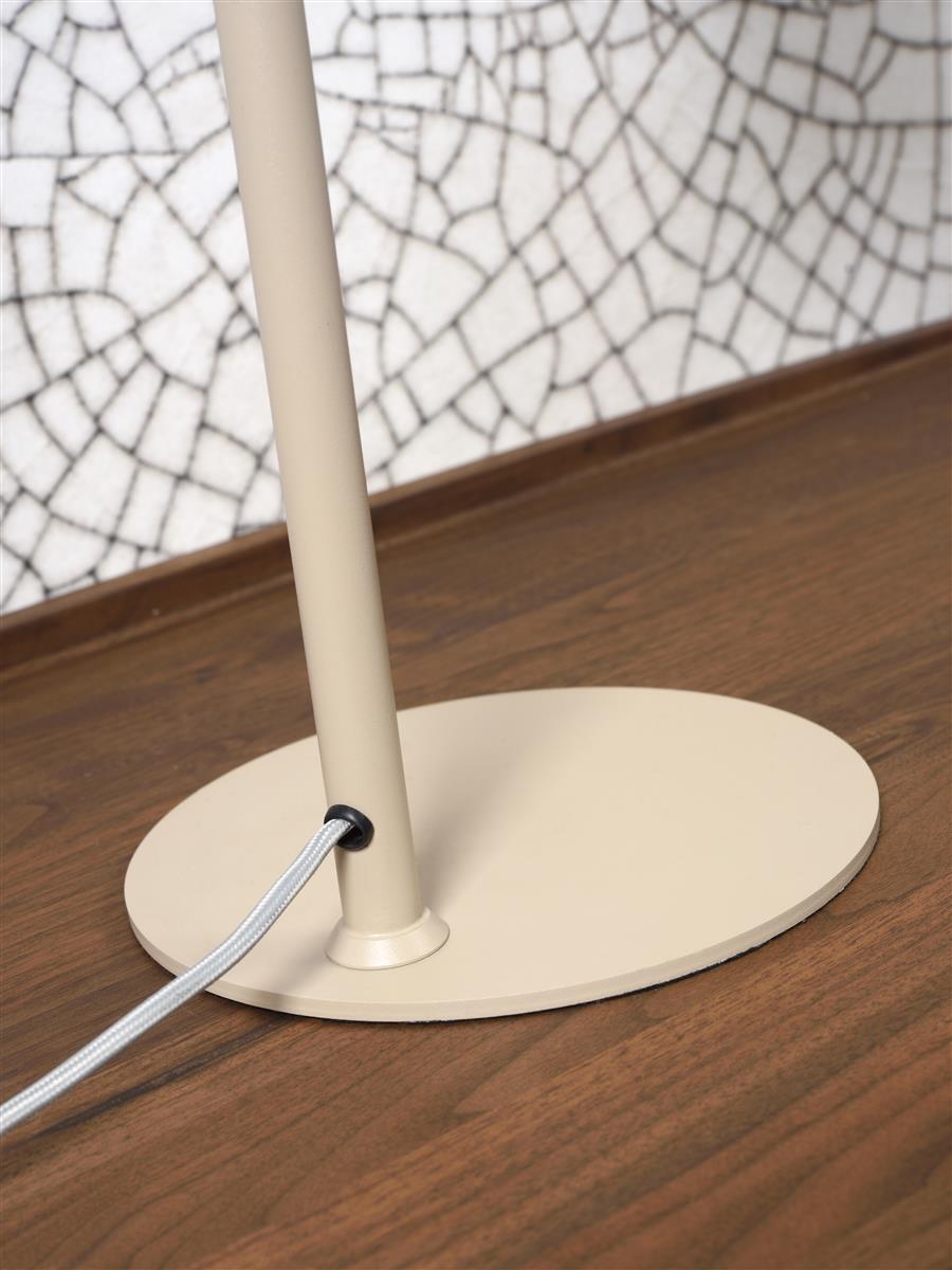 It's about RoMi Tischlampe MARSEILLE grau | 30x20x45cm