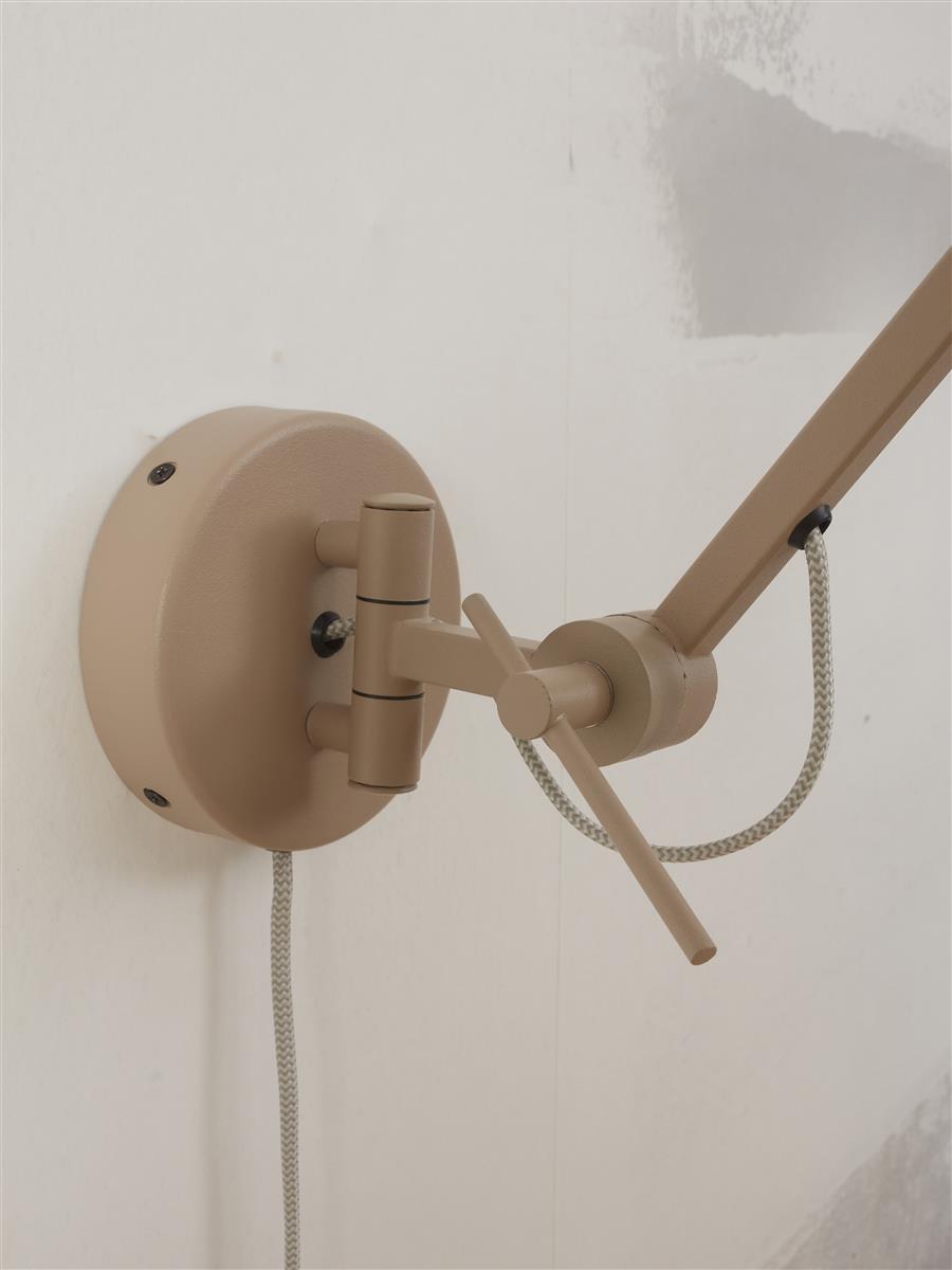 It's about RoMi Wandleuchte MARSEILLE sandfarben | 155x49x26cm