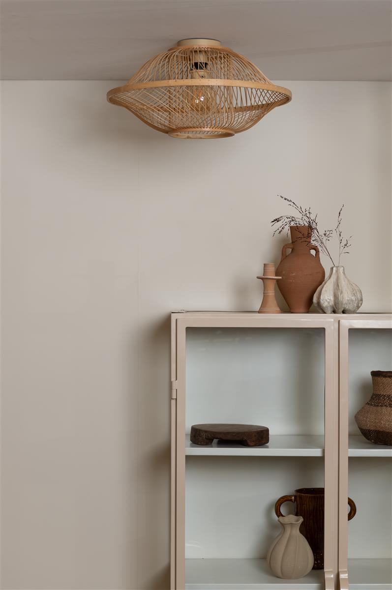 Good&Mojo Deckenlampe MAUI natur | 25x50x25cm