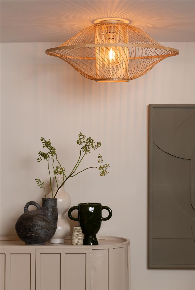 Good&Mojo Deckenlampe MAUI natur | 32x70x32cm