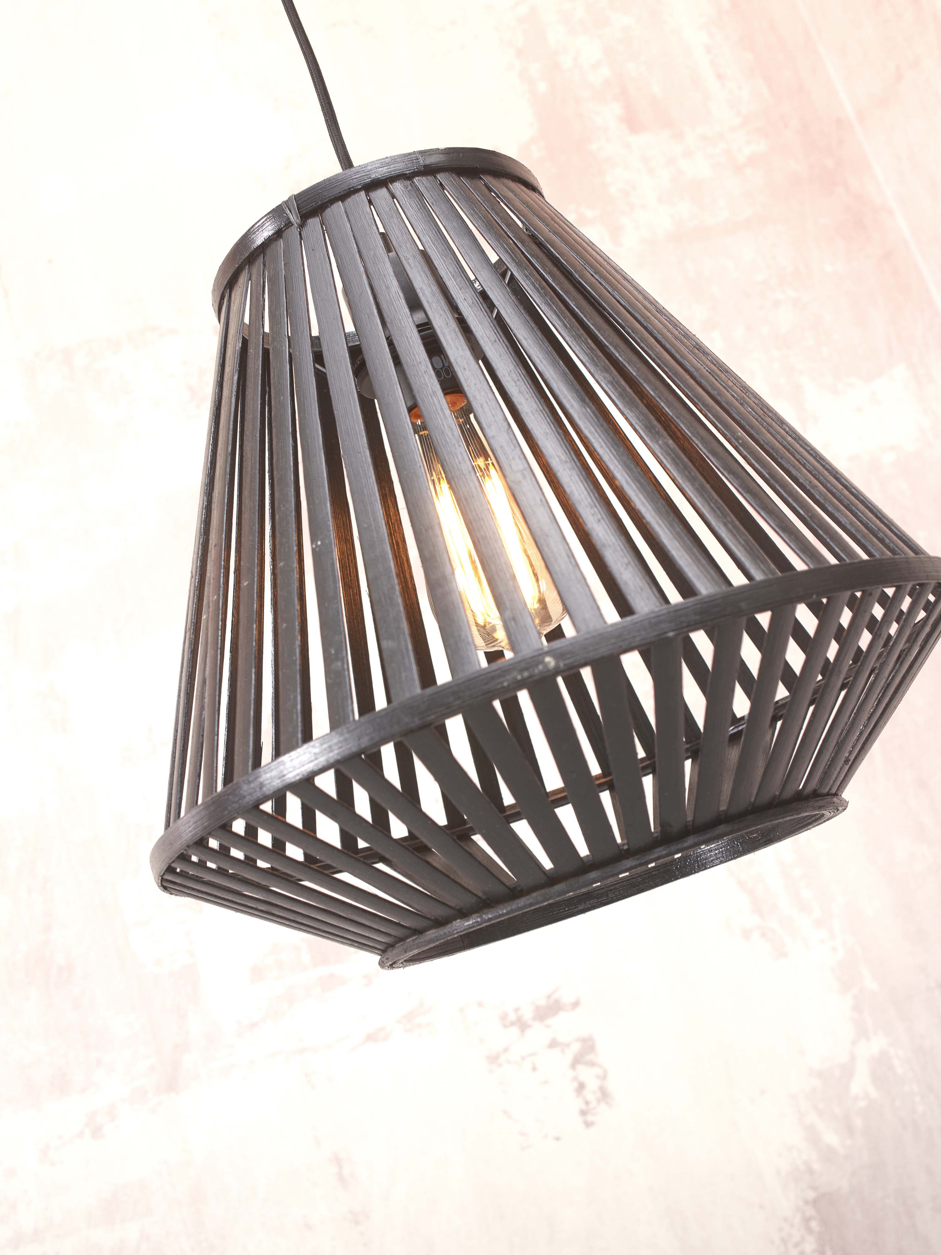Good&Mojo Stehlampe MERAPI braun | 57x30x150cm