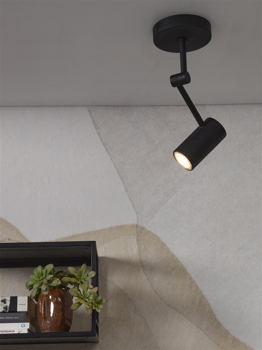 It's about RoMi Deckenlampe MONTREUX schwarz | 11x6x28cm