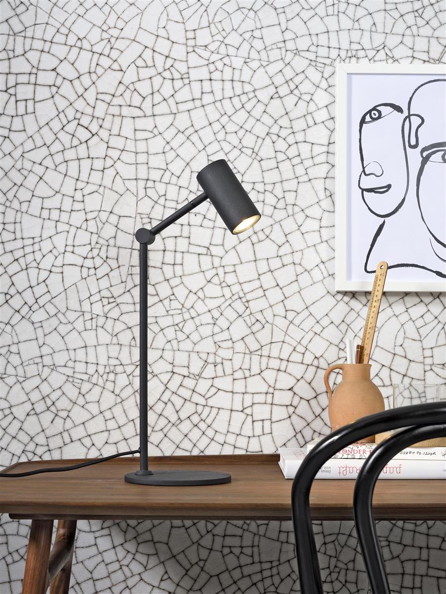 It's about RoMi Tischlampe MONTREUX schwarz | 19x17x40cm