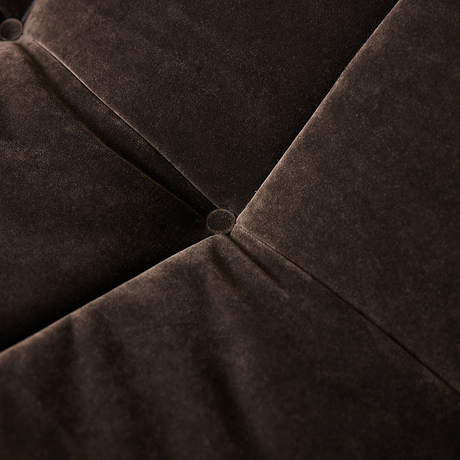 Hkliving LAZY LOUNGE CHAIR Royalsamt espresso
