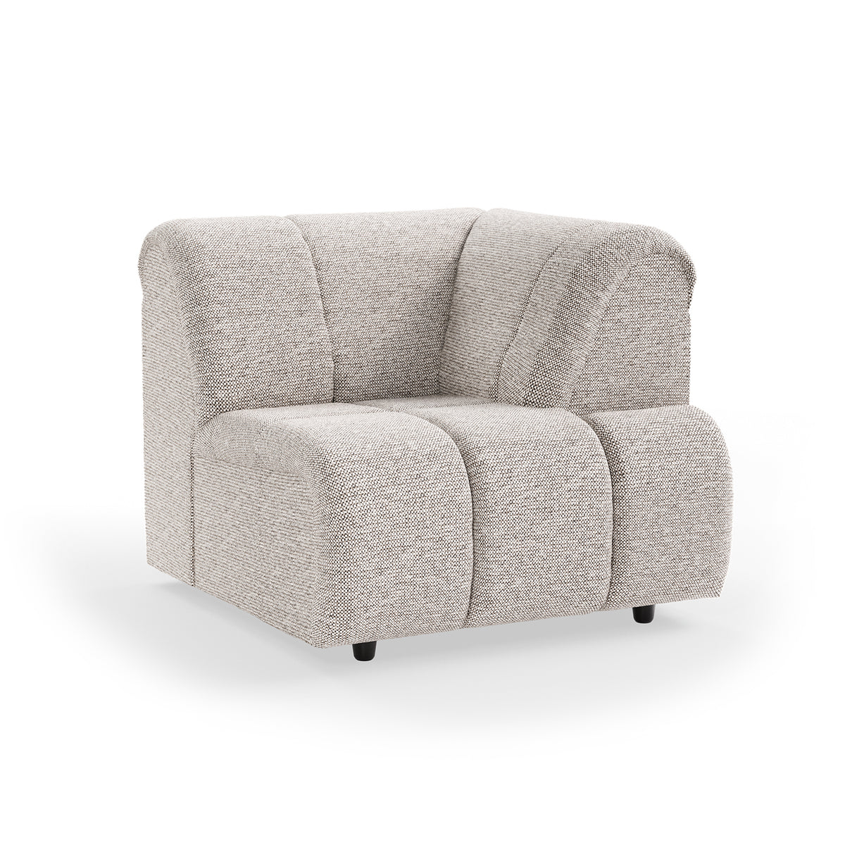 HKliving modulare Couch WAVE sneak light grey