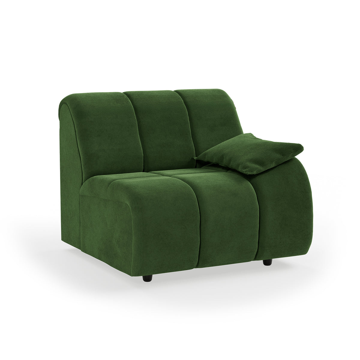 HKliving modulare Couch WAVE royal velvet green