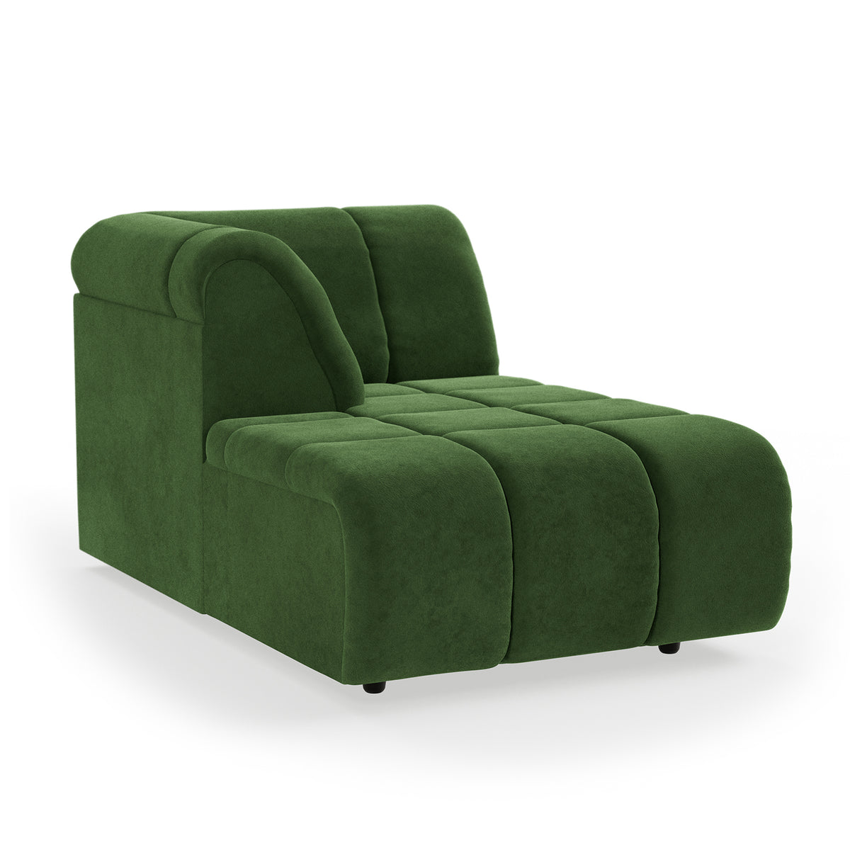 HKliving modulare Couch WAVE royal velvet green