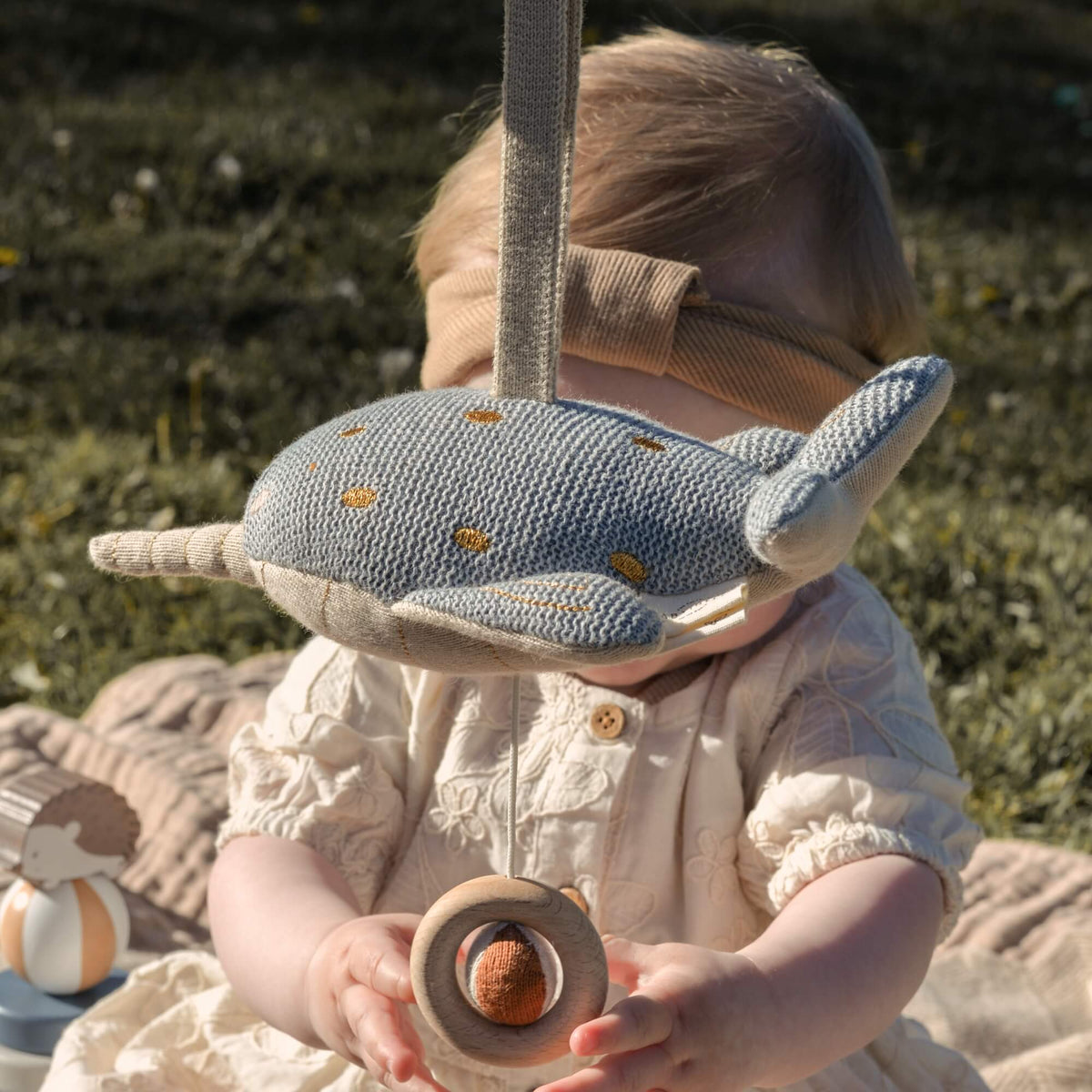 Baby Bello Spieluhr NELLY THE NARWHAL hellblau