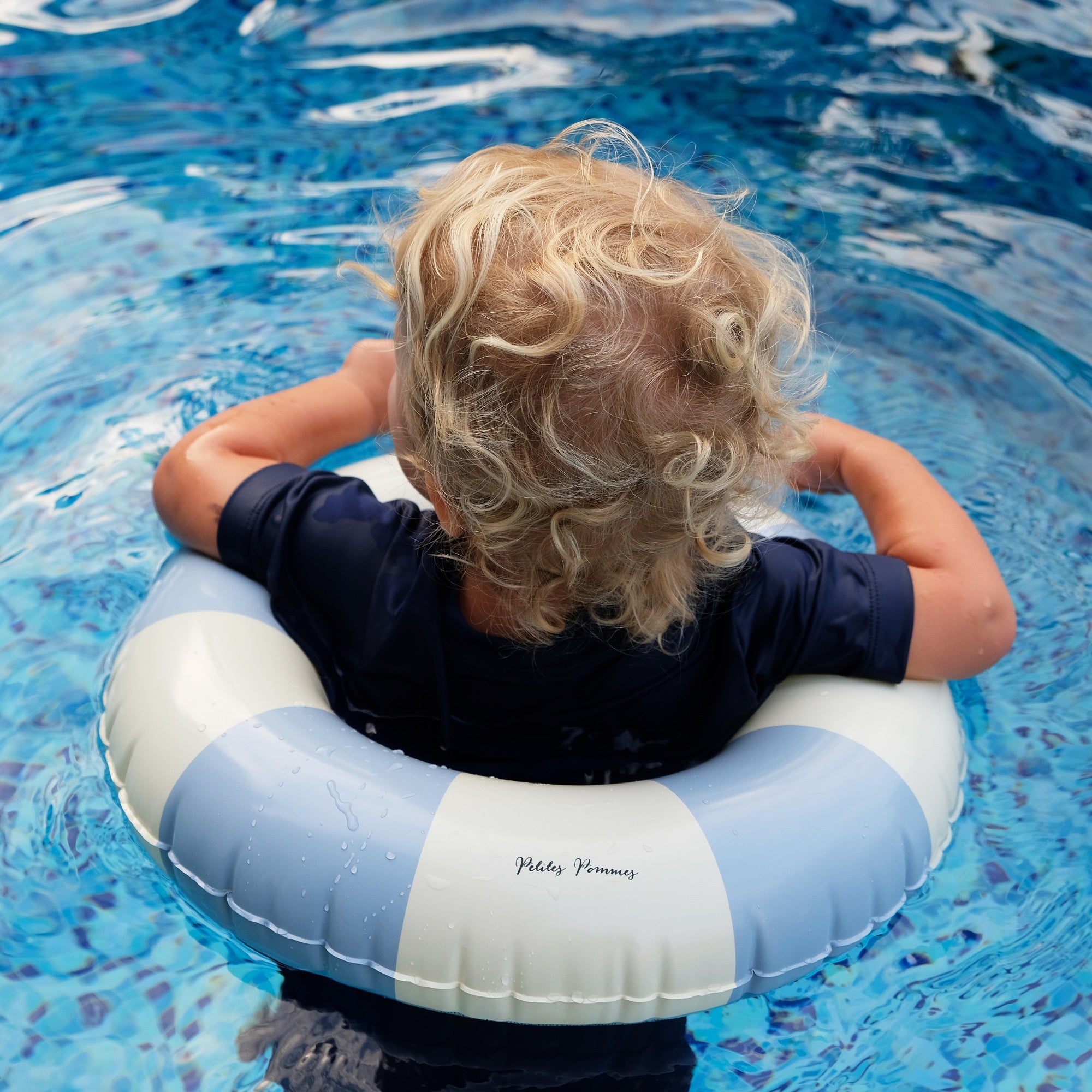 Petites Pommes Schwimmring OLIVIA Nordic Blue | Ø 45cm