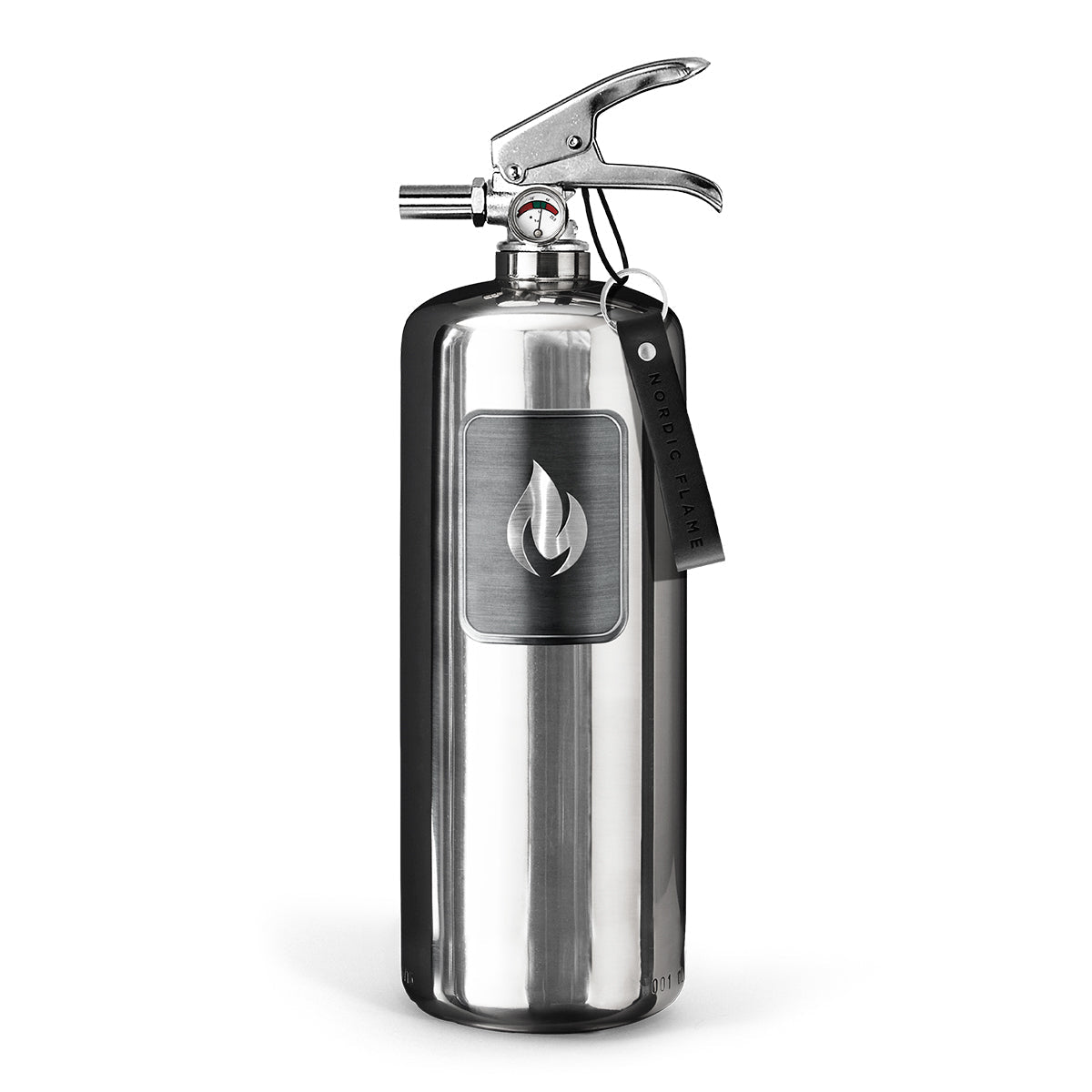 Nordic Flame Feuerlöscher STEEL EDITION silber 2kg - Sir Henrys