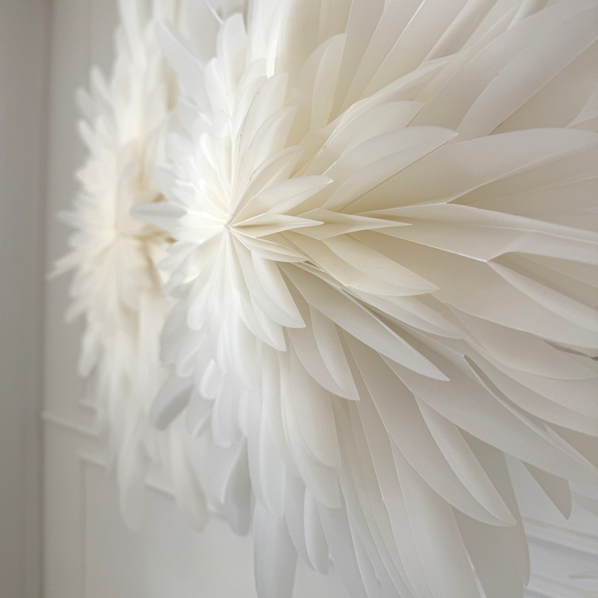 Only Natural Papierstern SNOWFLAKE L weiß | Ø 80cm - Sir Henrys