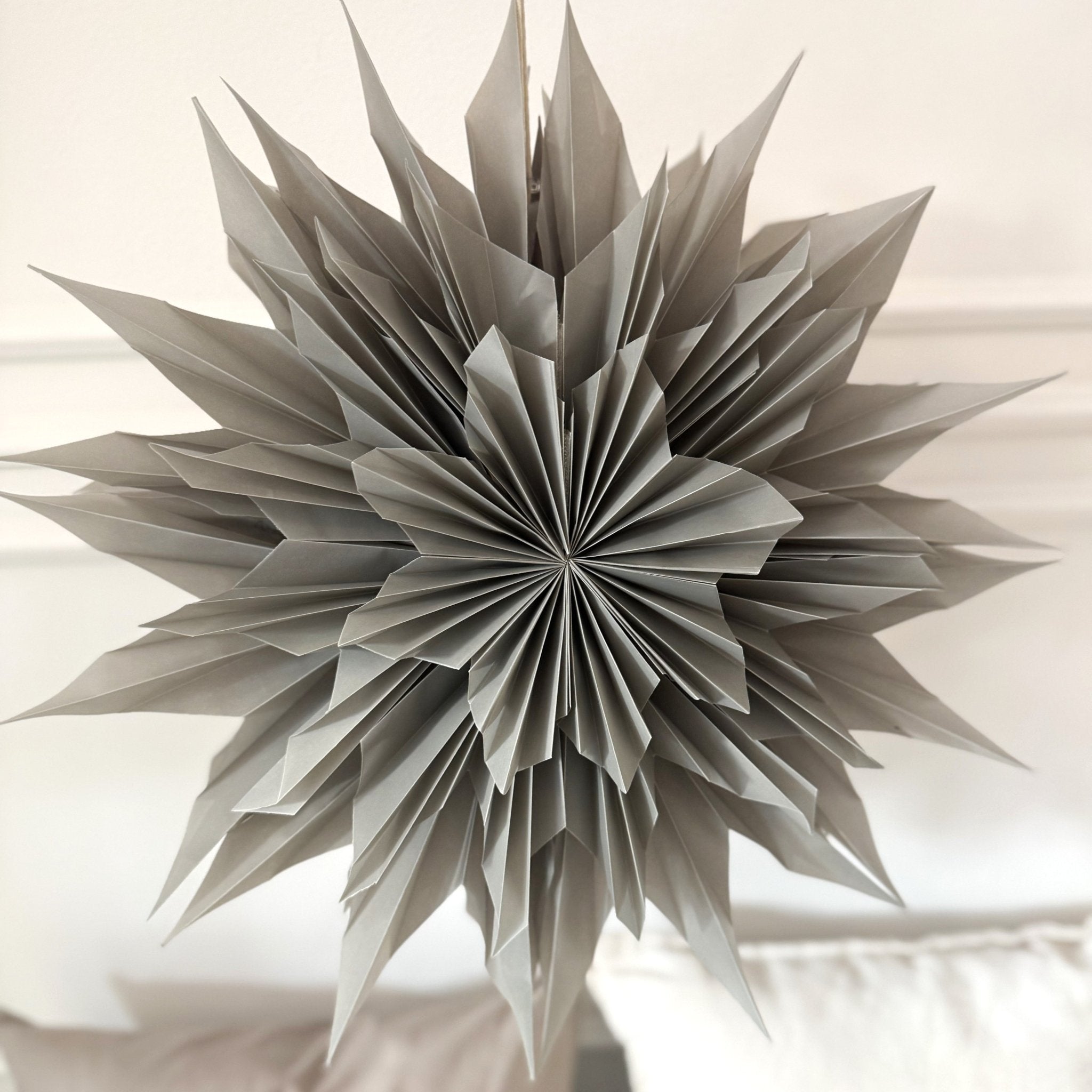 Only Natural Papierstern STAR M grau | Ø 60cm - Sir Henrys