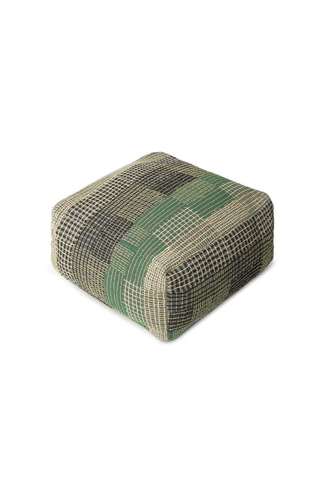 Lorena Canals Drehbarer Pouf City Monstera | 54x54cm
