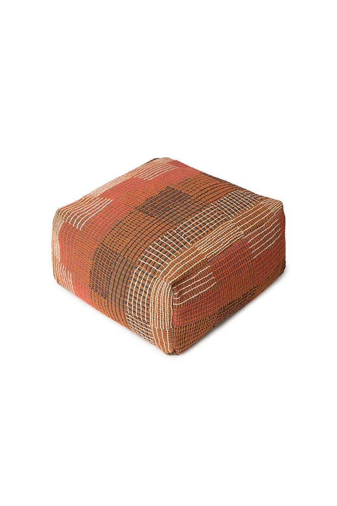 Lorena Canals Drehbarer Pouf City Maple Red | 54x54cm