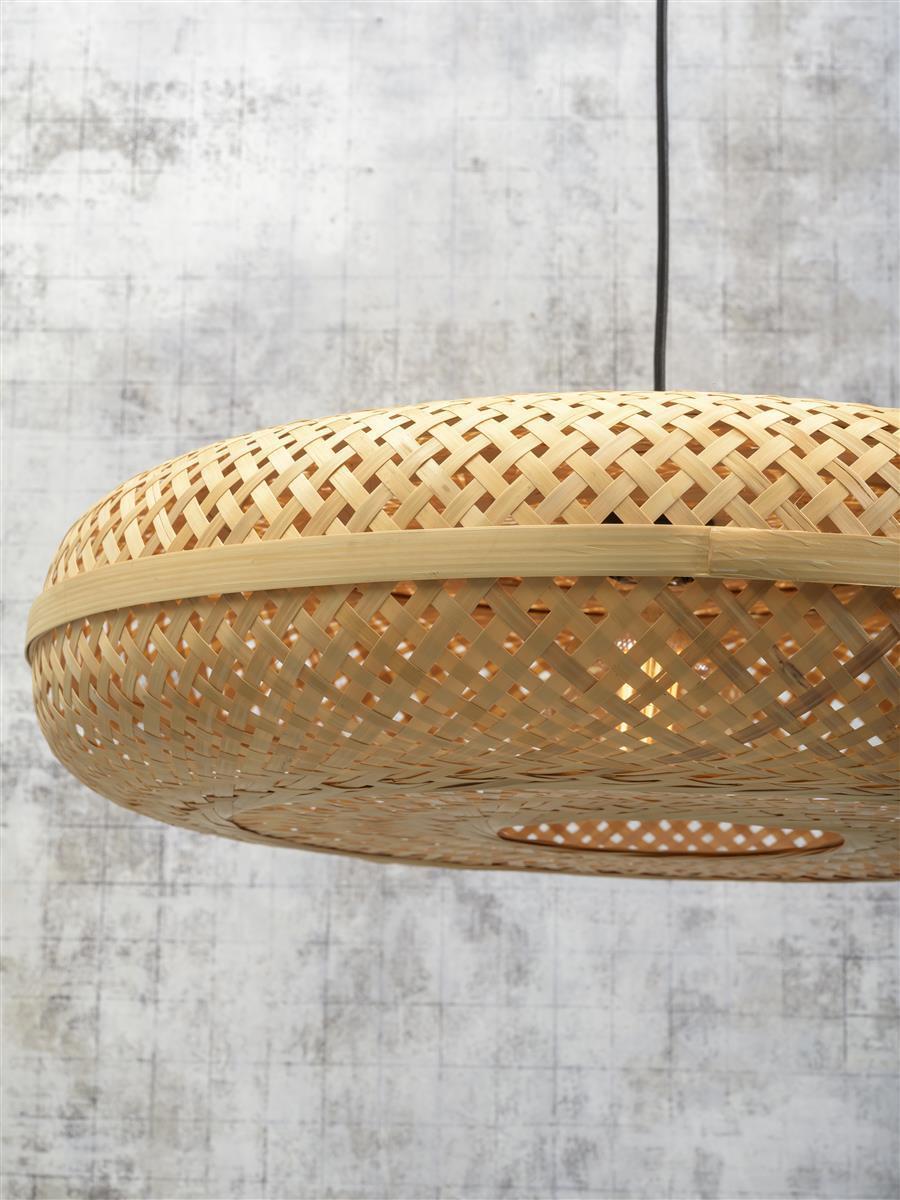 Good&Mojo Stehlampe PALAWAN braun | 77x77x176cm
