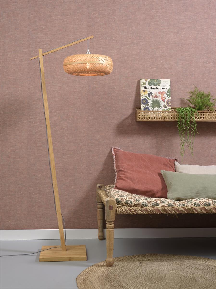 Good&Mojo Stehlampe PALAWAN braun | 68x40x176cm