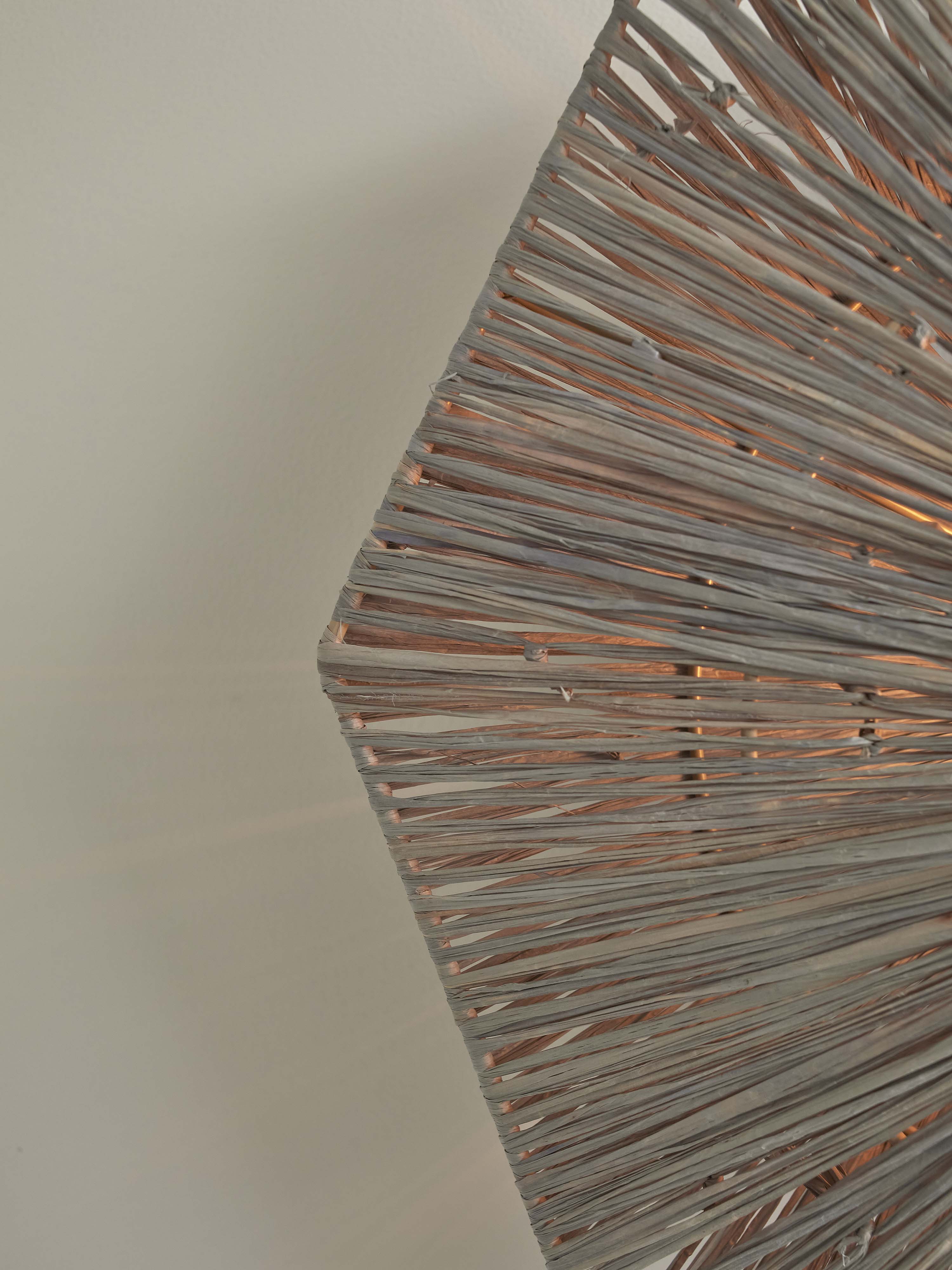 Good&Mojo Deckenlampe PANAMA grau | 45x45x5cm
