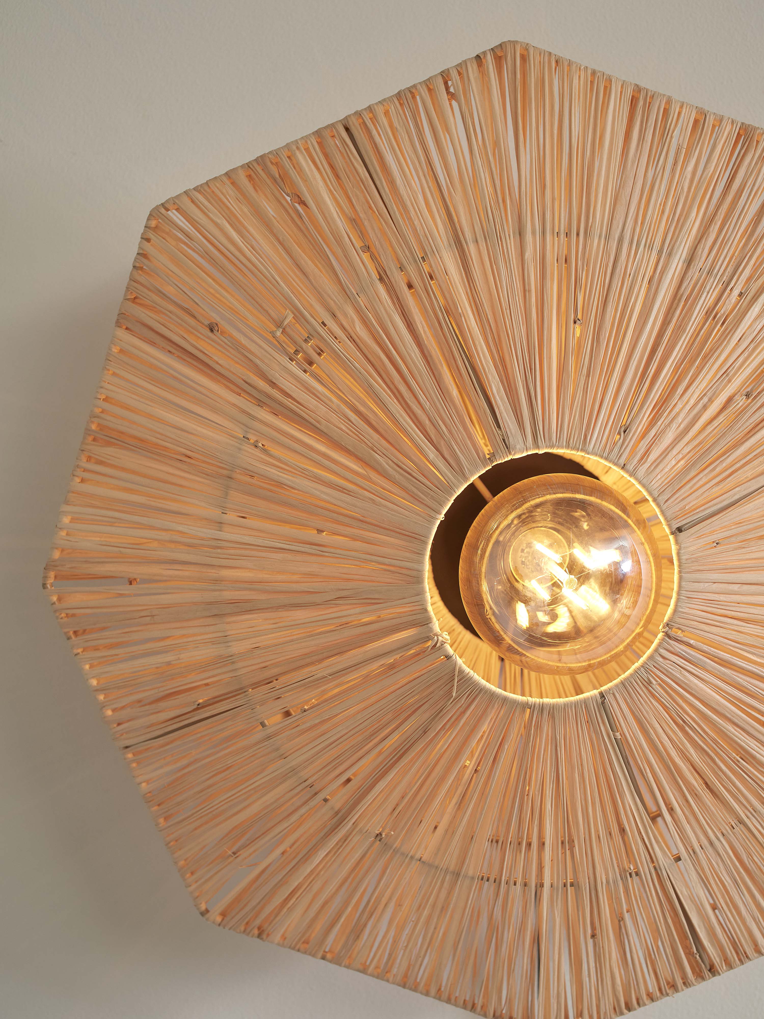 Good&Mojo Deckenlampe PANAMA gelb | 45x45x5cm