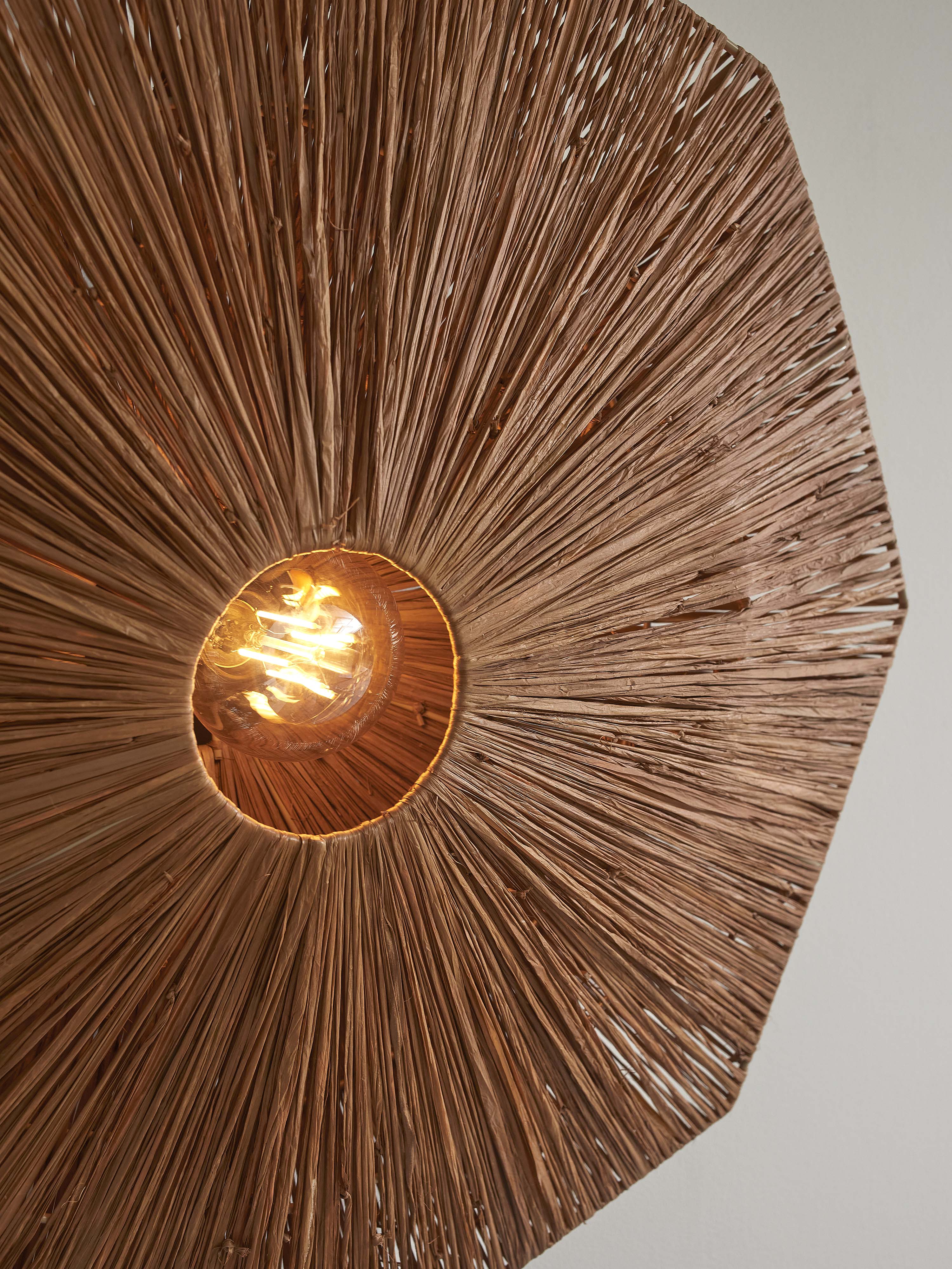 Good&Mojo Wandleuchte PANAMA braun | 65x7x65cm