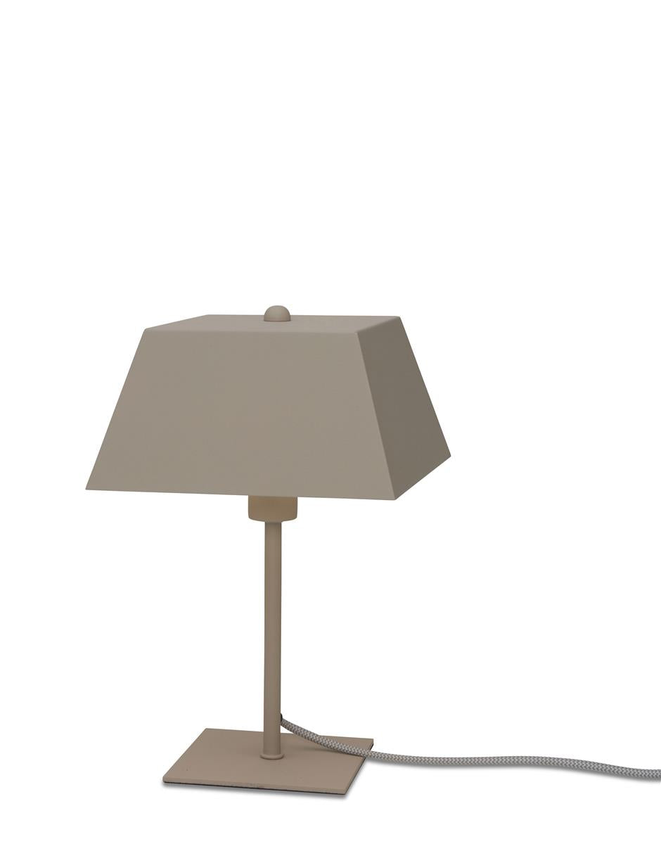 It's about RoMi Tischlampe PERTH grau | 20x20x31cm