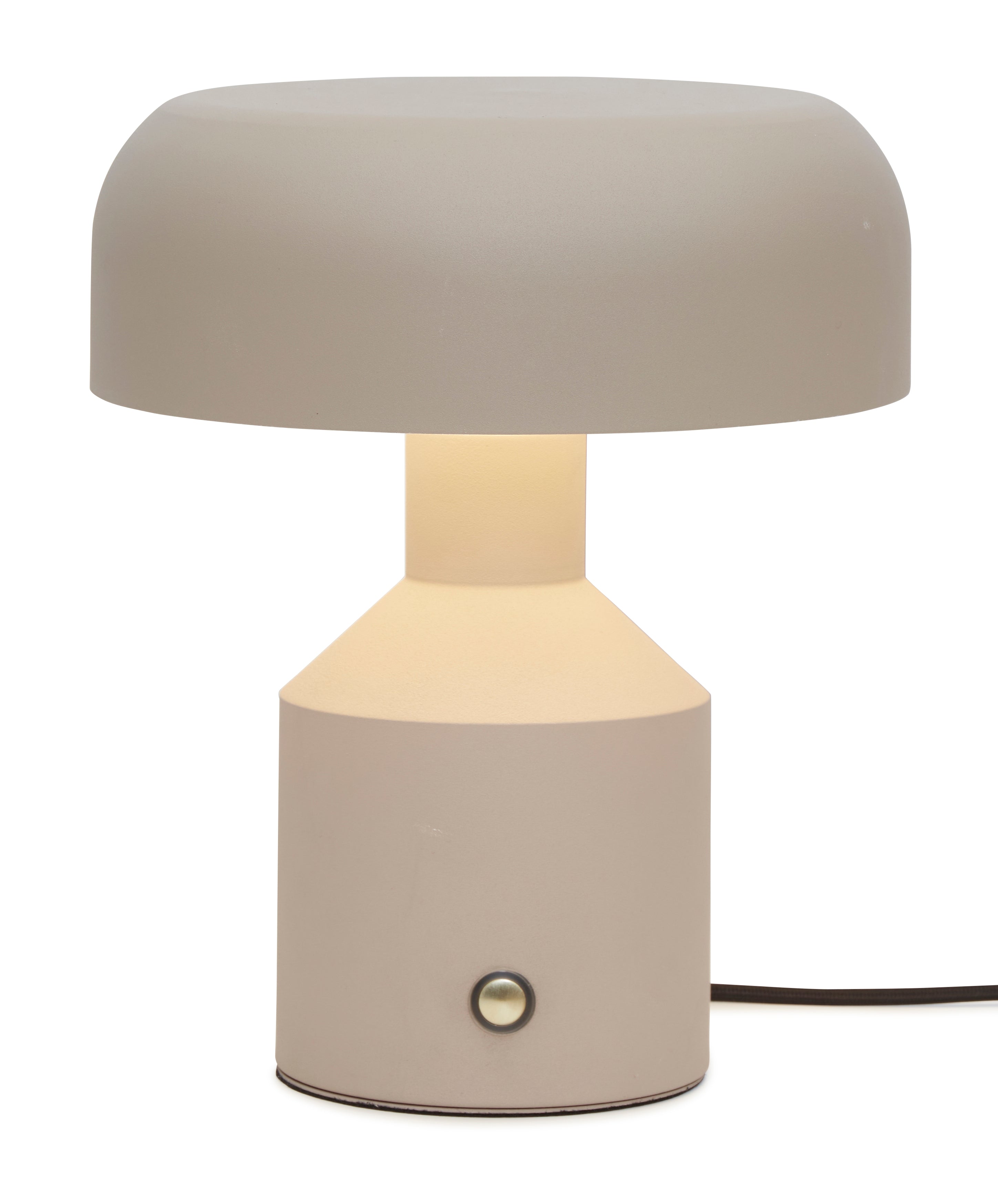 It's about RoMi Tischlampe PORTO grau | 25x25x30cm