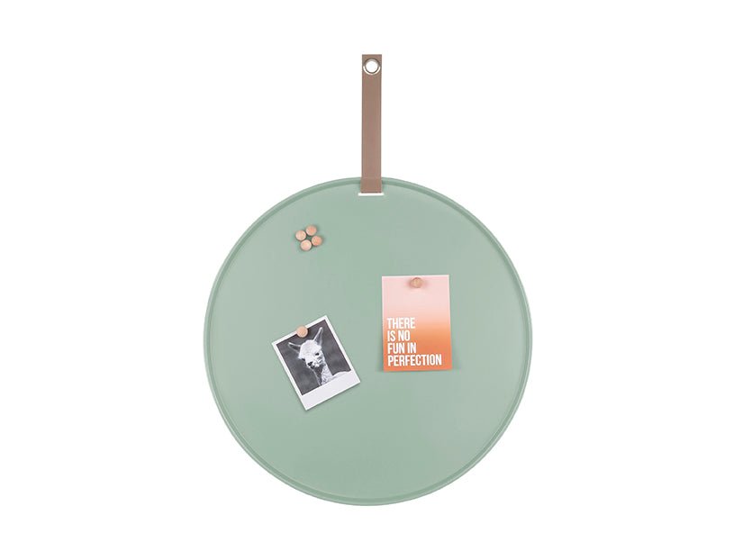 Present time Memo Board PERKY graugrün grayed jade | Ø50cm - Sir Henrys