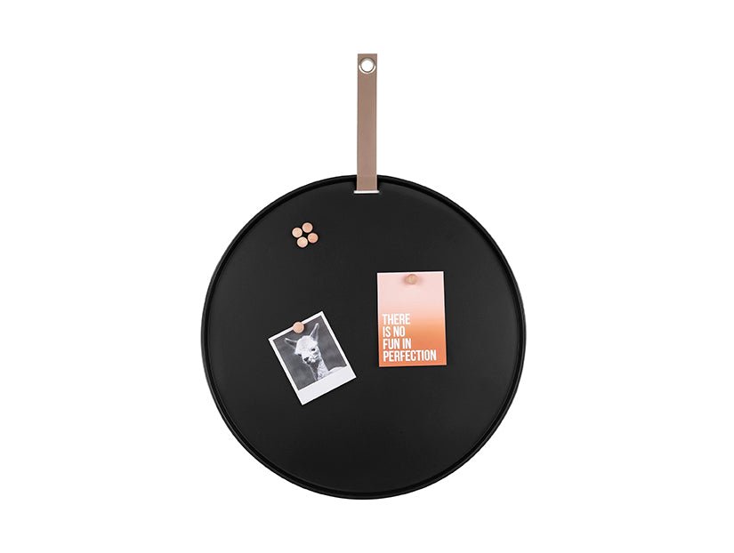 Present time Memo Board PERKY schwarz | Ø50cm - Sir Henrys