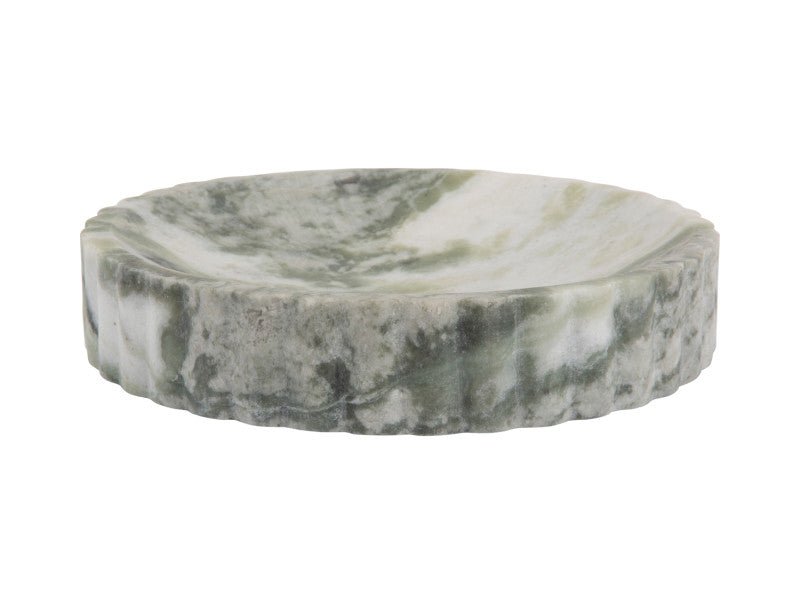 Present Time Schale FRUIT Marmor himalayan green | Ø 30x5 cm - Sir Henrys