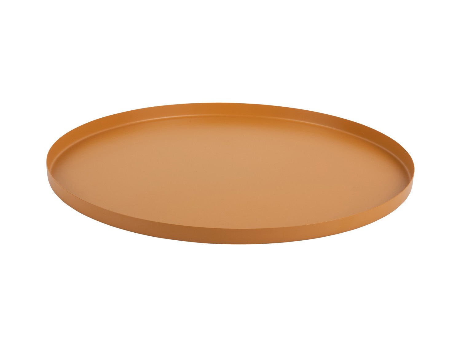 Present Time Tablett SERVIR M ochre yellow | Ø 35x1,5 cm - Sir Henrys