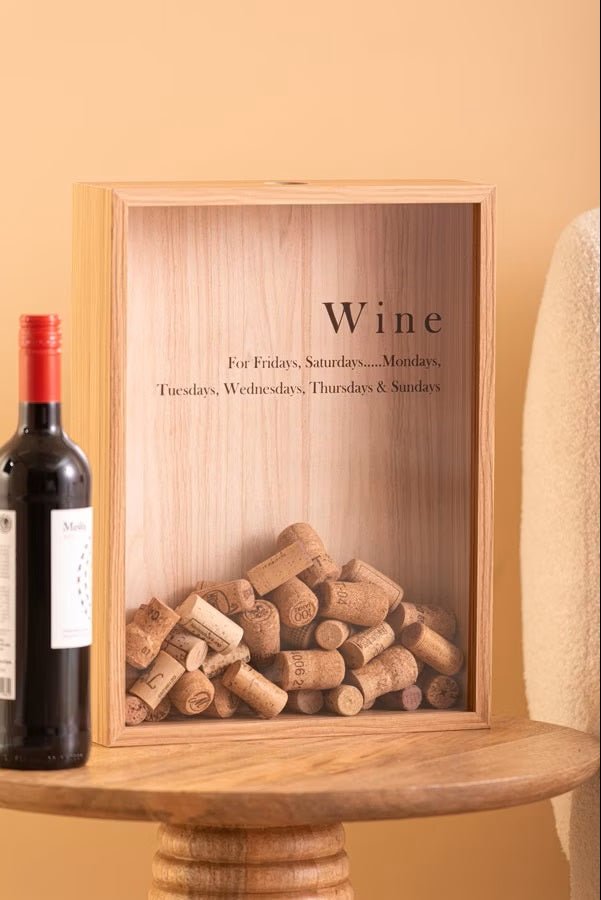 Present Time Wein - Box MOMENTUM light wood | 8x30x40 cm - Sir Henrys