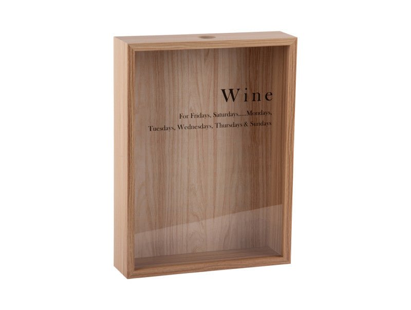 Present Time Wein - Box MOMENTUM light wood | 8x30x40 cm - Sir Henrys