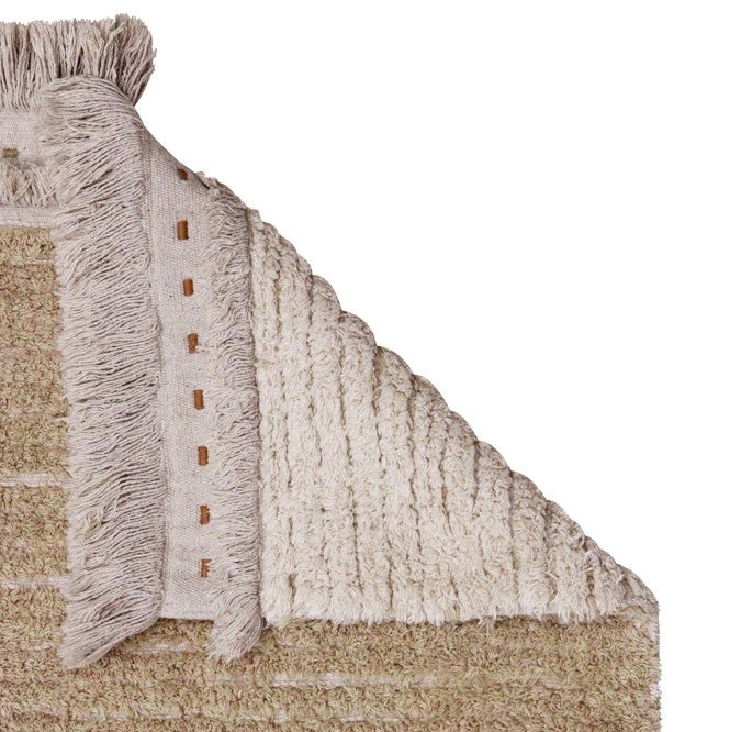 Lorena Canals drehbarer waschbarer Teppich DUETTO salbei | 240x170cm