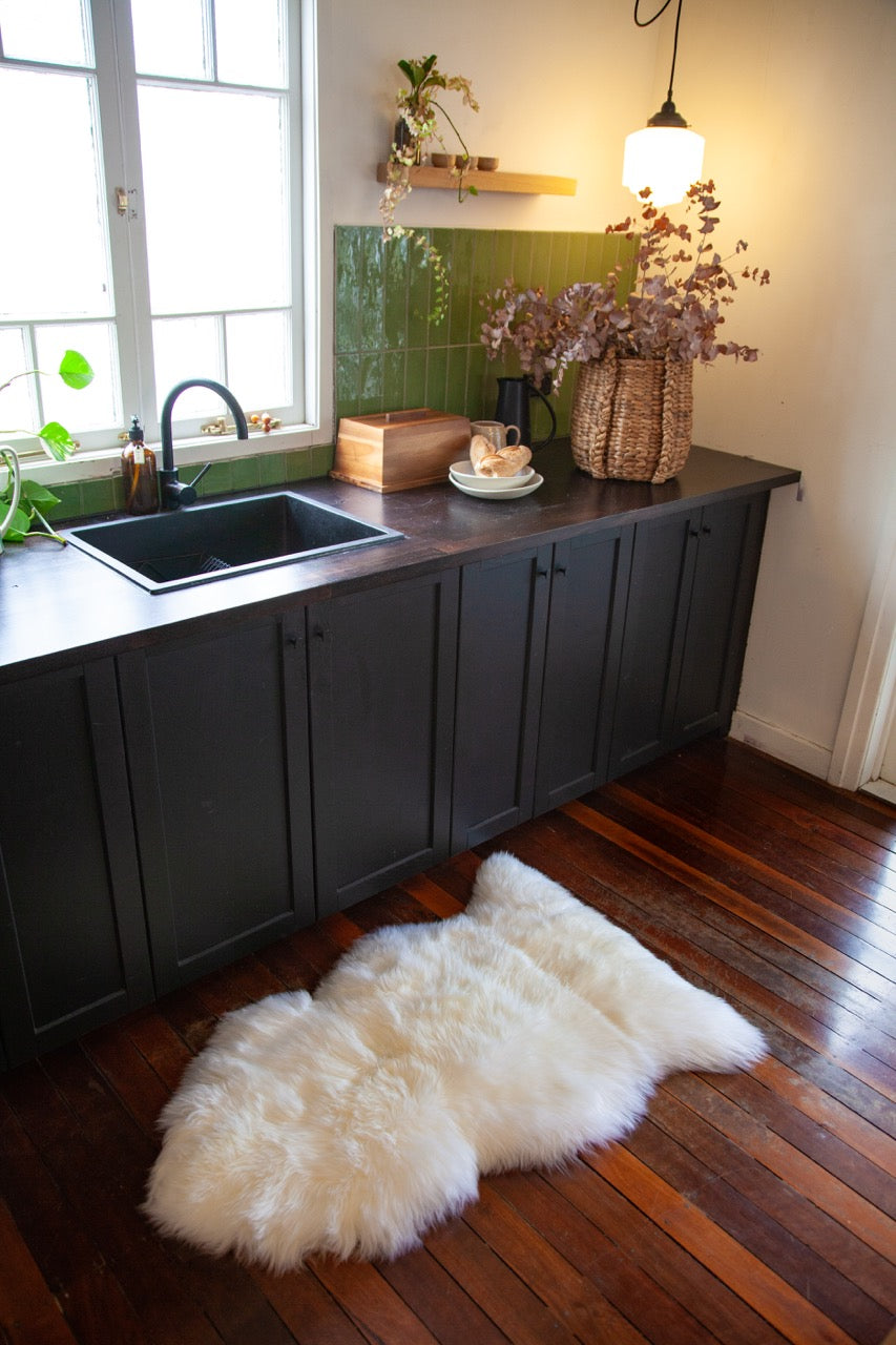 Fibre by Auskin Schaffell IVORY cremeweiß 95cm