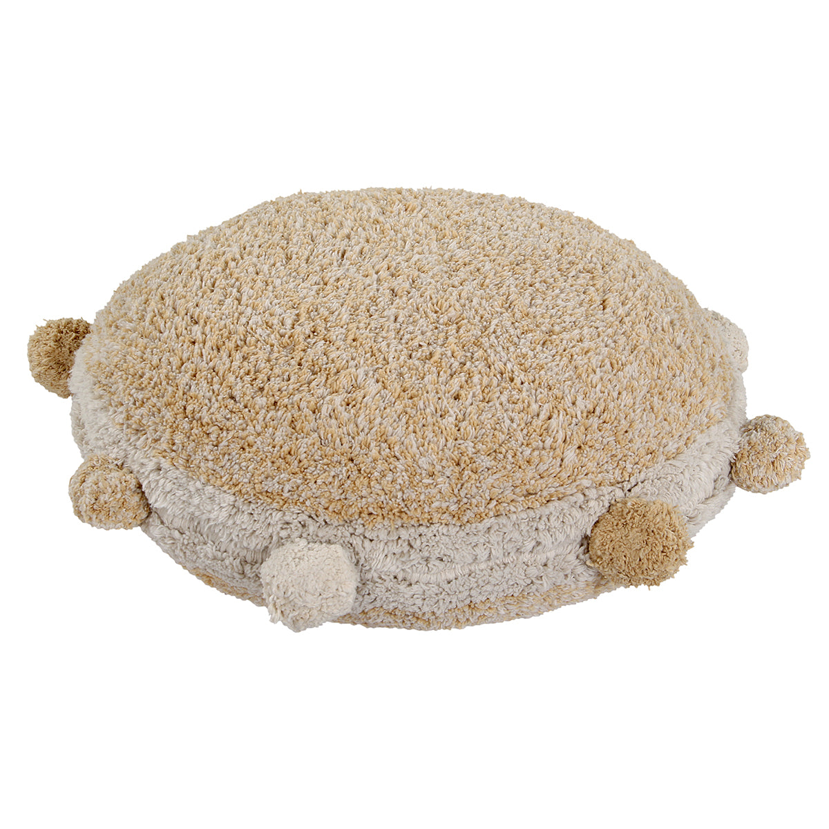 Lorena Canals Sitzkissen BUBBLY beige natur | Ø48cm