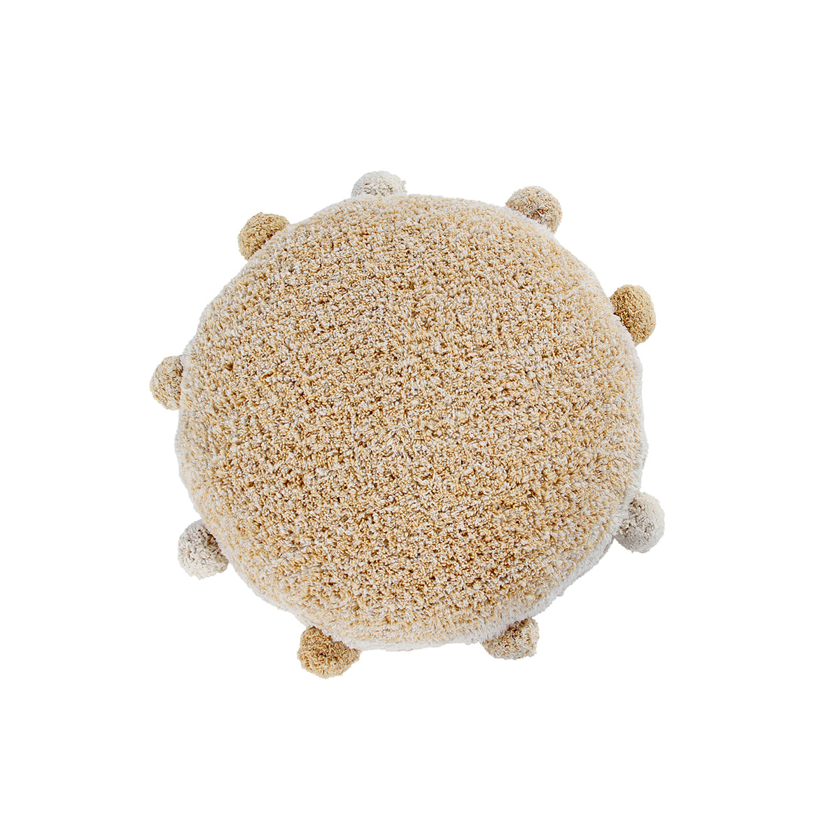 Lorena Canals Sitzkissen BUBBLY beige natur | Ø48cm