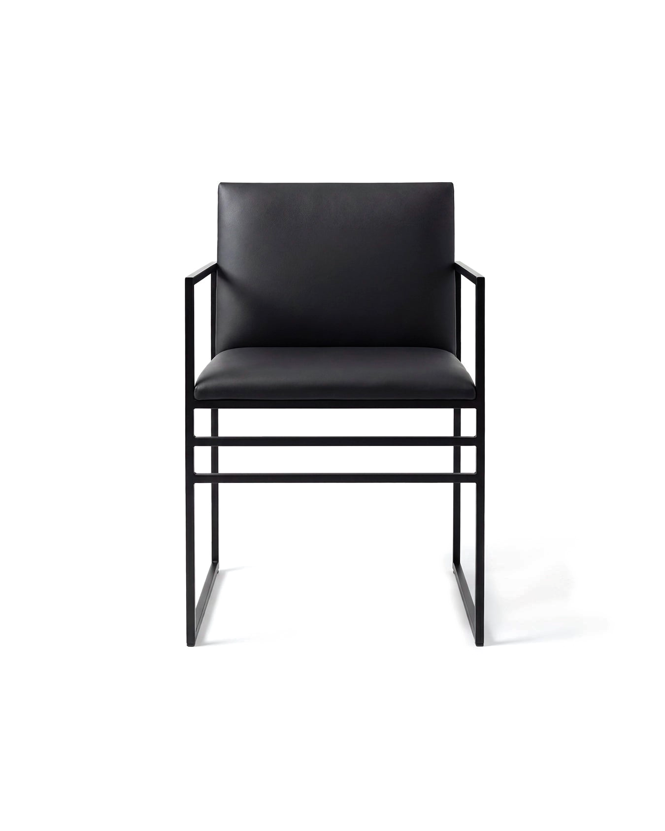 by Crea® Esszimmerstuhl SELLA Leder Jade Schwarz