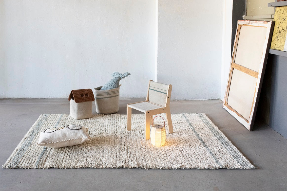 Lorena Canals Kinderstuhl SILLITA Vintage Blau | 32x40cm