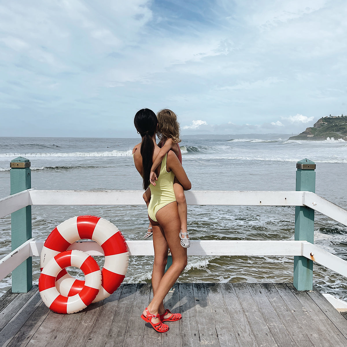 Petites Pommes Schwimmring OLIVIA signalrot | Ø 45cm