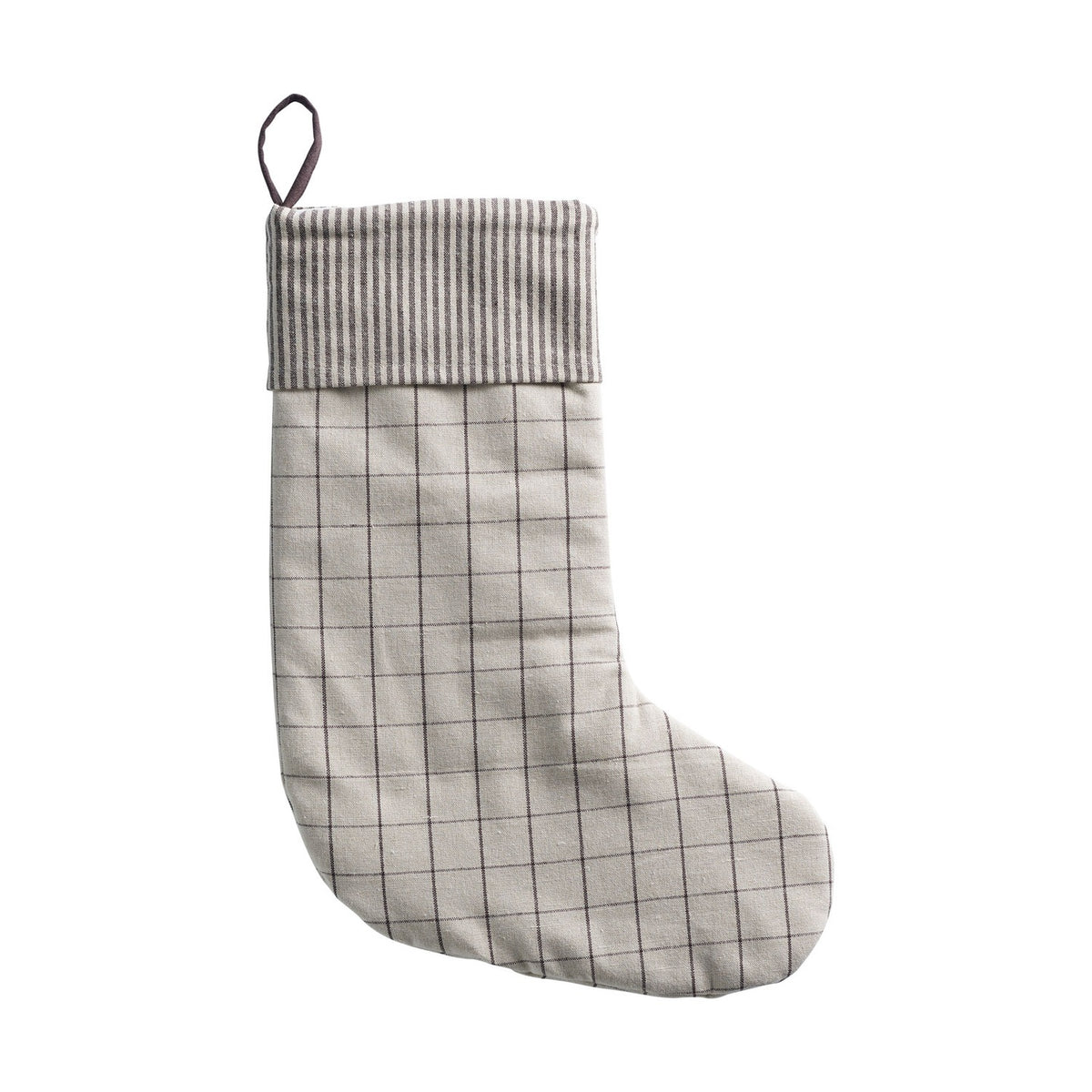 Tine K Home Nikolausstrumpf XMAS STOCKING LINEN beige | 35x50cm
