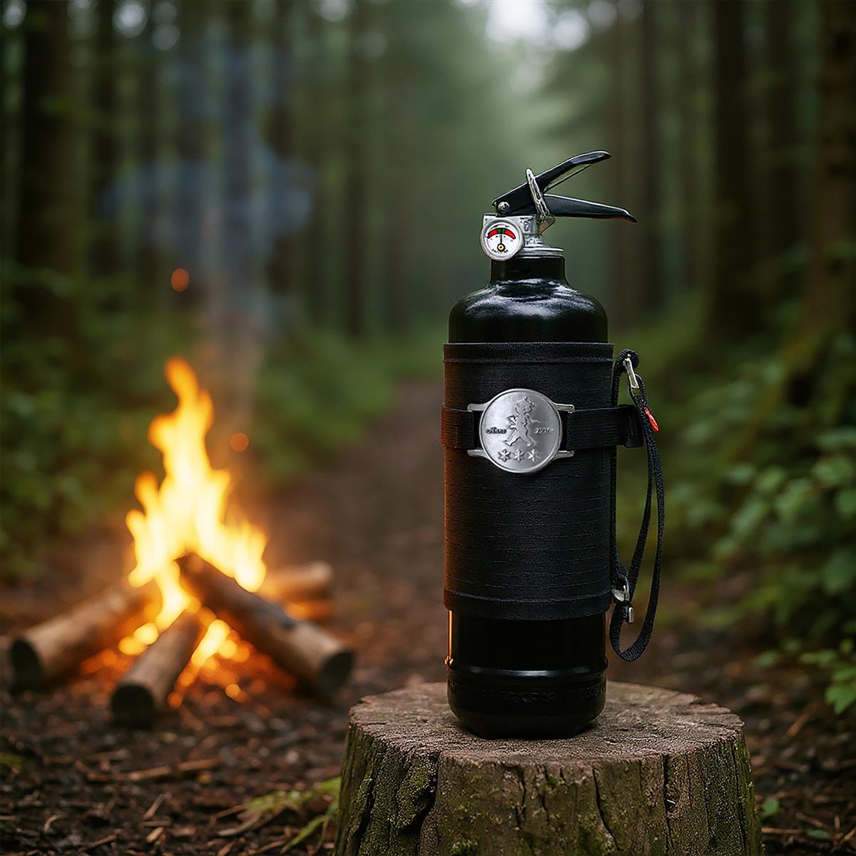 Solstickan Feuerlöscher OUTDOOR schwarz 1KG - Sir Henrys