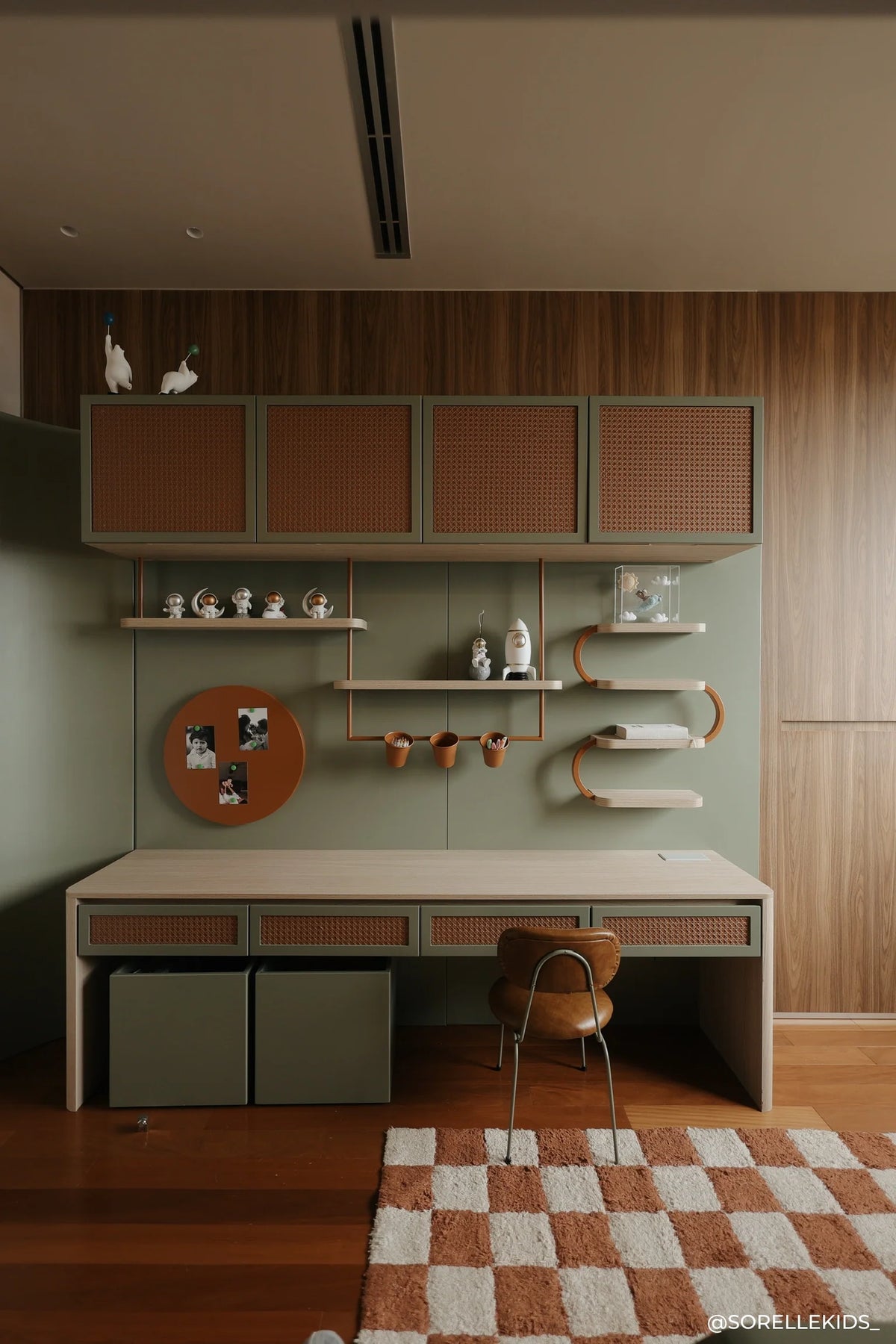 Lorena Canals Waschbarer Teppich Kitchen Tiles Toffee | 300x200cm