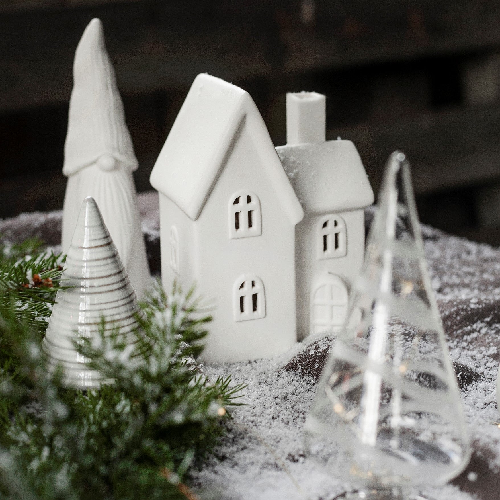Storefactory Dekorationshaus BYN Nr. 11 Keramik weiß | 12x8x16 cm - Sir Henrys