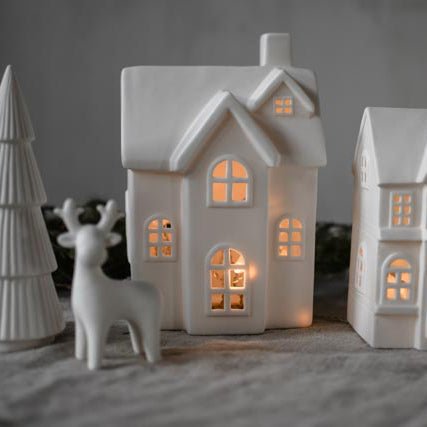 Storefactory Dekorationshaus BYN Nr. 7 Keramik weiß | 14x12x20 cm - Sir Henrys