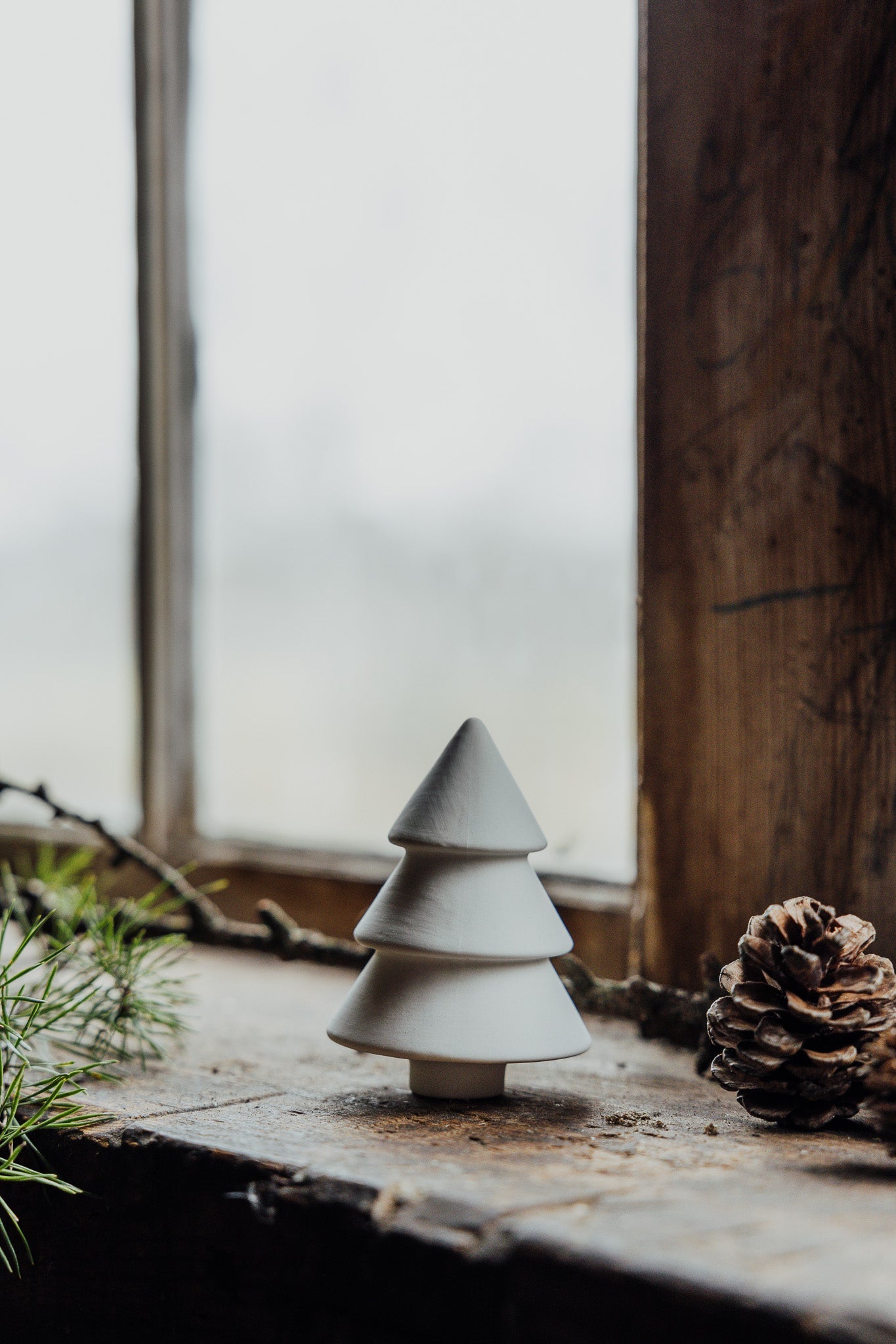 Storefactory Tannenbaum GRANSHULT S weiß | 6x8cm - Sir Henrys