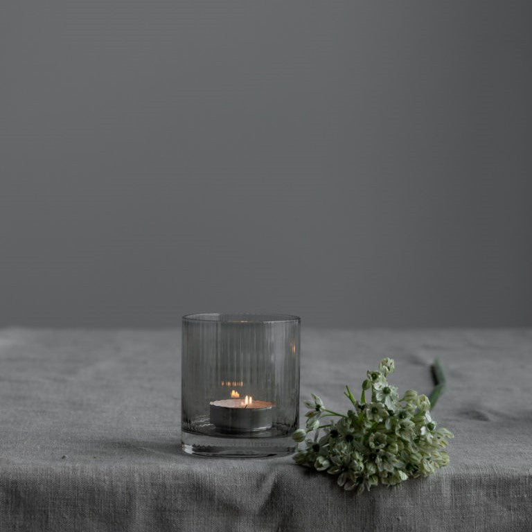 Storefactory Teelichthalter RAMSJÖ S grau | 7x7x8 cm - Sir Henrys